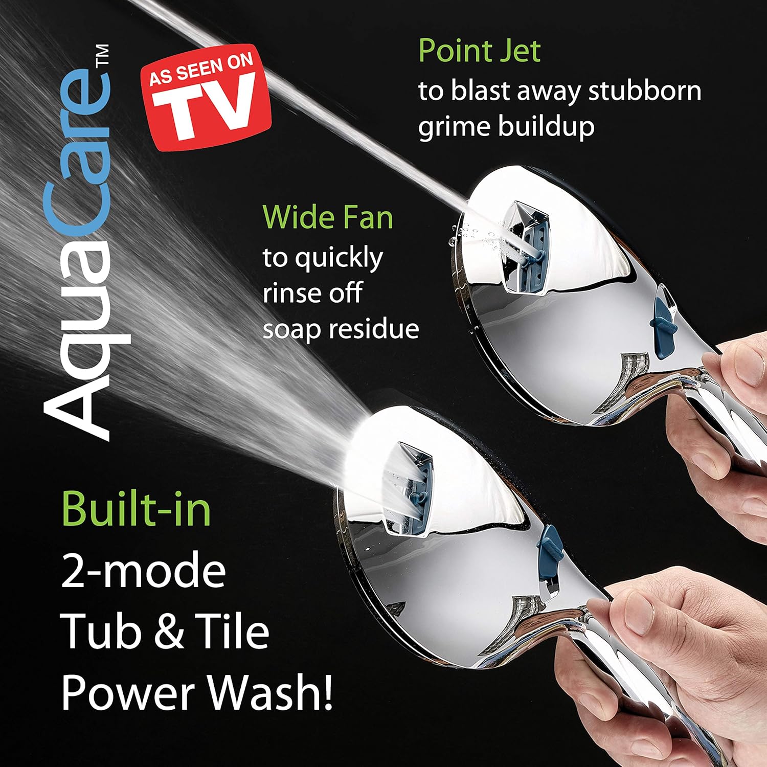 AquaCare High Pressure Handheld I Shower Head encalife
