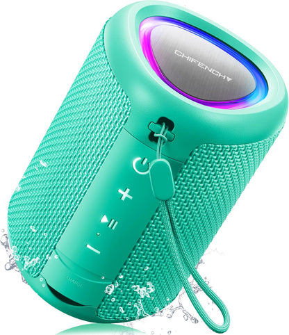 Powerful Waterproof Bluetooth Speaker With Party Lights encalife