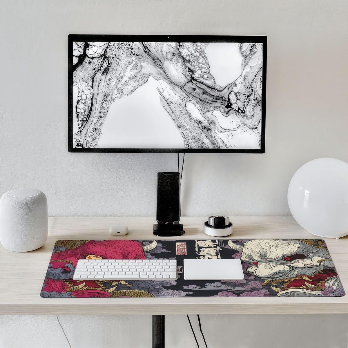 Desk mat Japanese Demon XXL Gaming Pad encalife