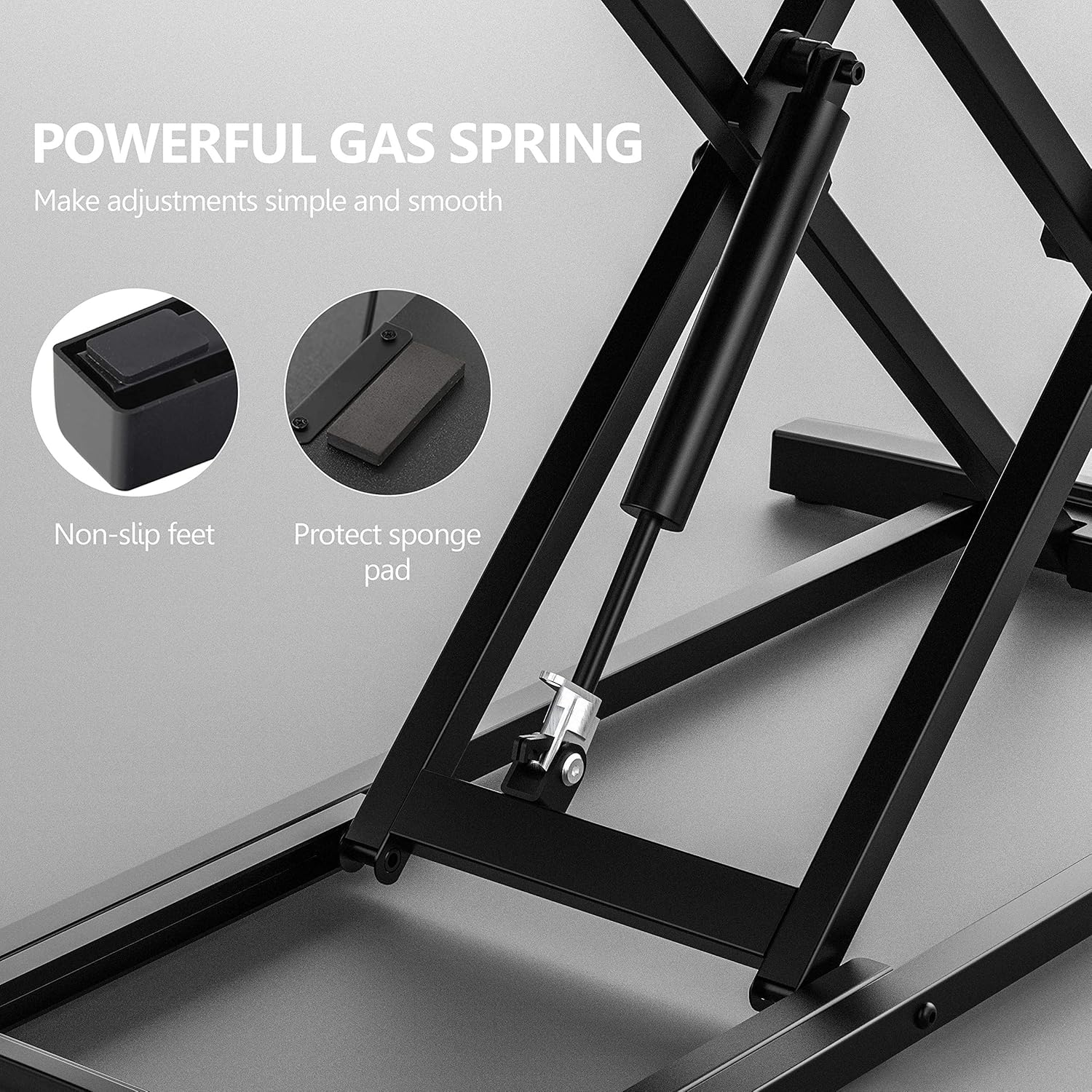 Height Adjustable Standing Desk Converter Workstation Riser encalife