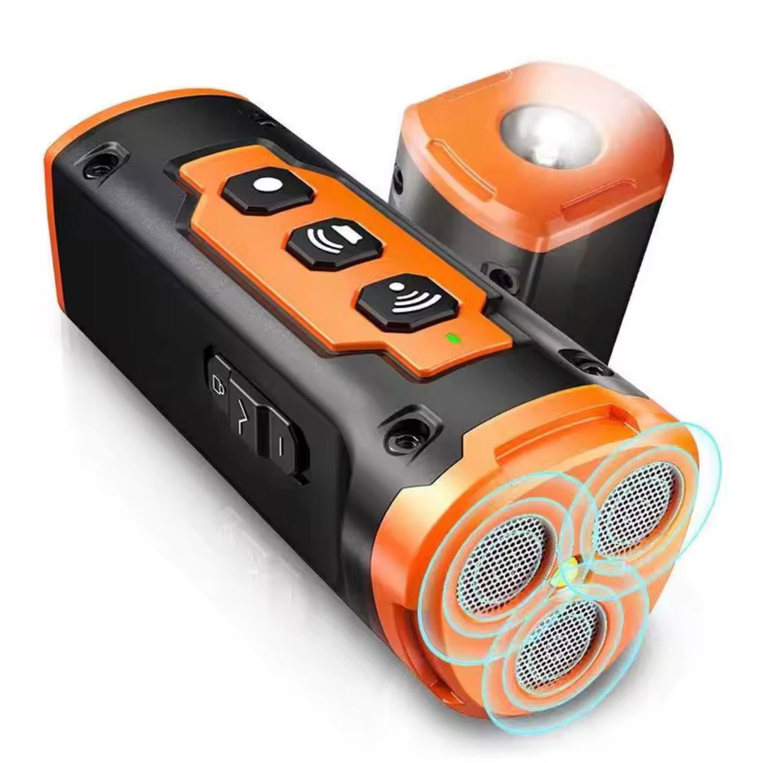 Release Pet Dog Repeller Ultrasonic Dog Training Device Rechargeable Anti Dog Bark Deterrent Device With LED Flashlight