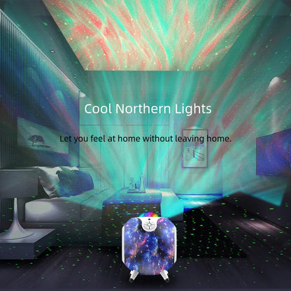 Wireless Galaxy Projector with Dual Bluetooth Speakers