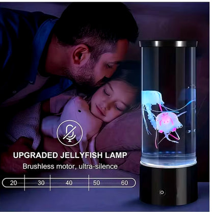 Color Changing Jellyfish Lamp Usb/Battery Powered Table Night Light Children&