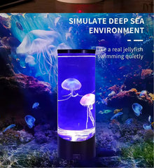 Color Changing Jellyfish Lamp Usb/Battery Powered Table Night Light Children'S Gift Home Bedroom Decor Boys Girls Birthday Gifts encalife