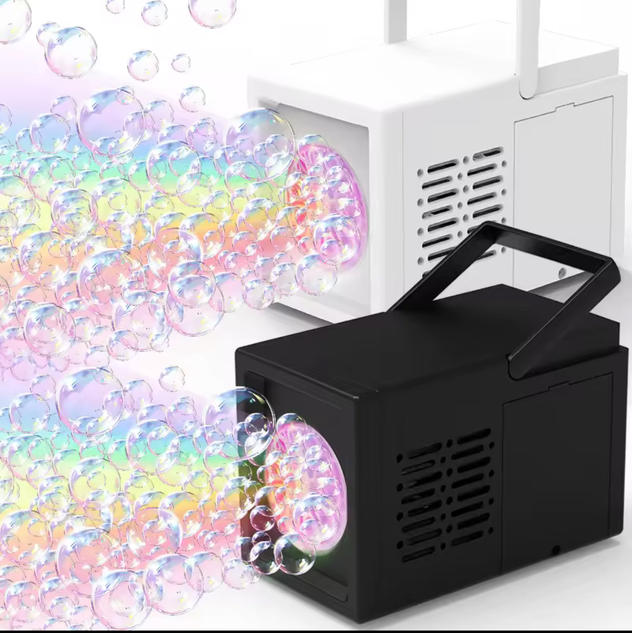10 hole fully automatic bubble blowing handheld electric bubble machine toy outdoor birthday without battery and bubble water encalife