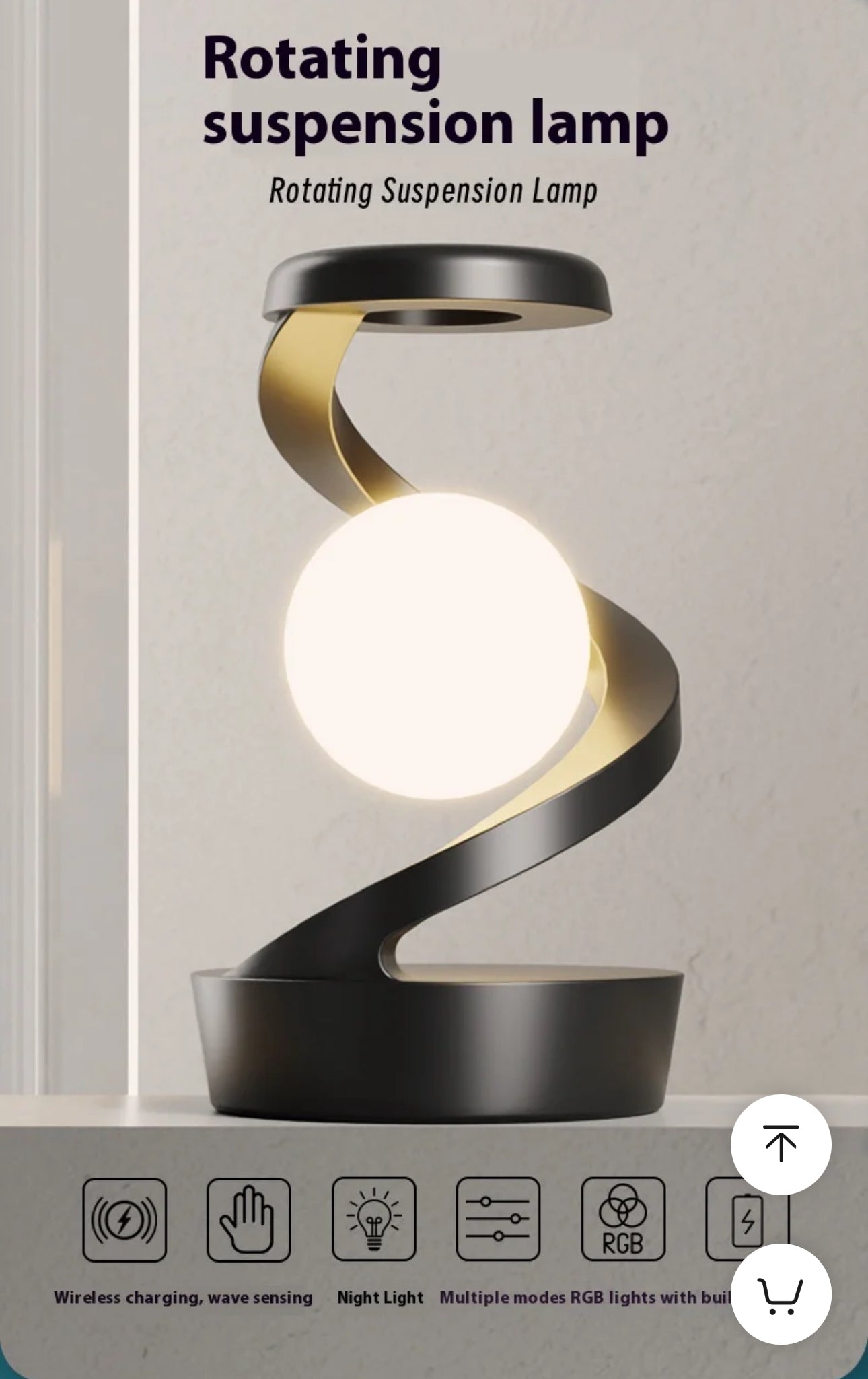 Rotating Moon Desk Lamp – Encalife