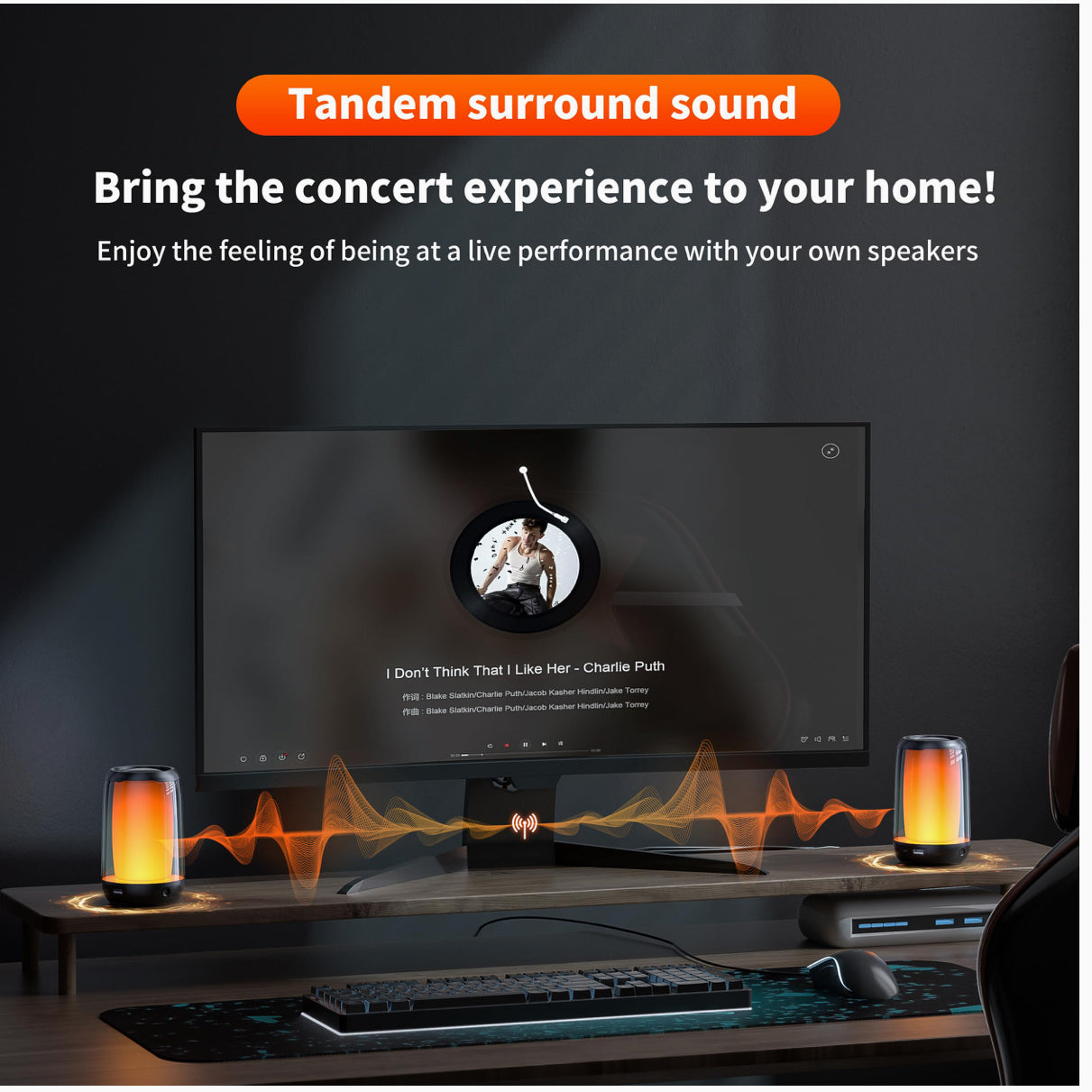 QERE Bluetooth Speaker with Hi-Res 5W Audio,Wireless HiFi Portable Speaker IPX5 Waterproof,Outdoor Multiple connection modes, encalife