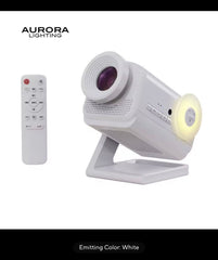 AURORA LIGHTING 3D Projector Mini HD 3D Galaxy Projector Night Light for Kids Adults Bedroom Room Decor Birthday Christmas Gifts encalife