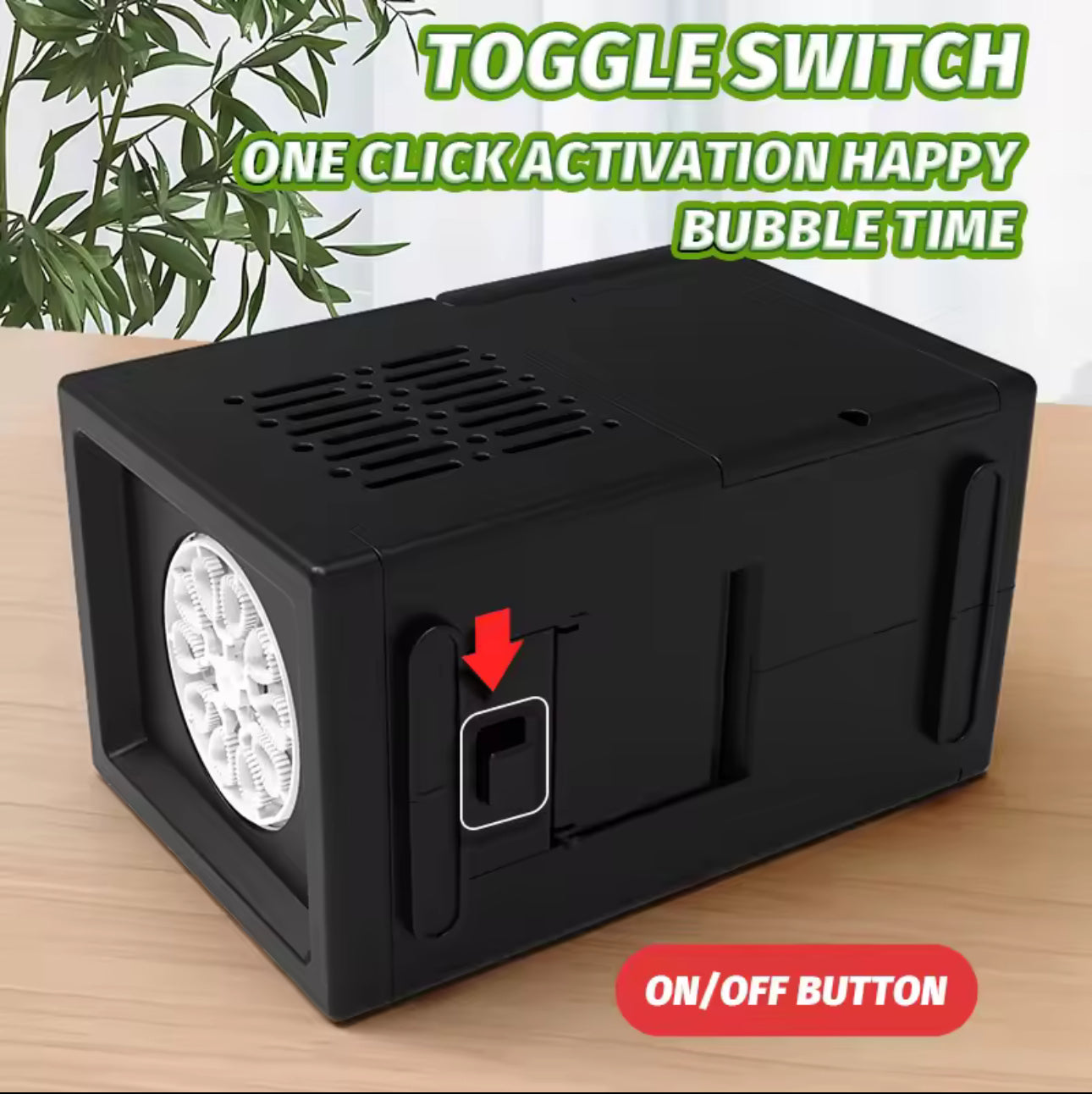 10 hole fully automatic bubble blowing handheld electric bubble machine toy outdoor birthday without battery and bubble water encalife