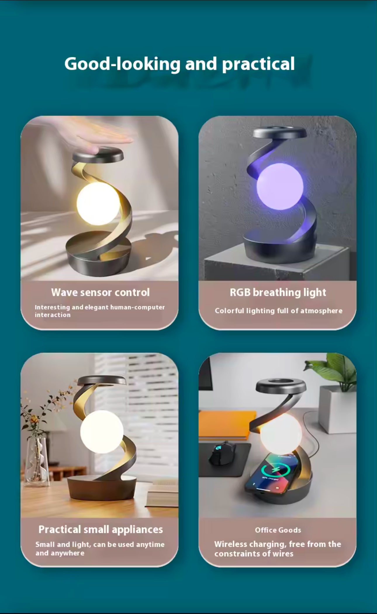 Rotating Moon Desk Lamp – Encalife