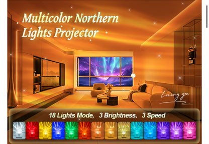 Northern Lights Projector 15 White noise Machine