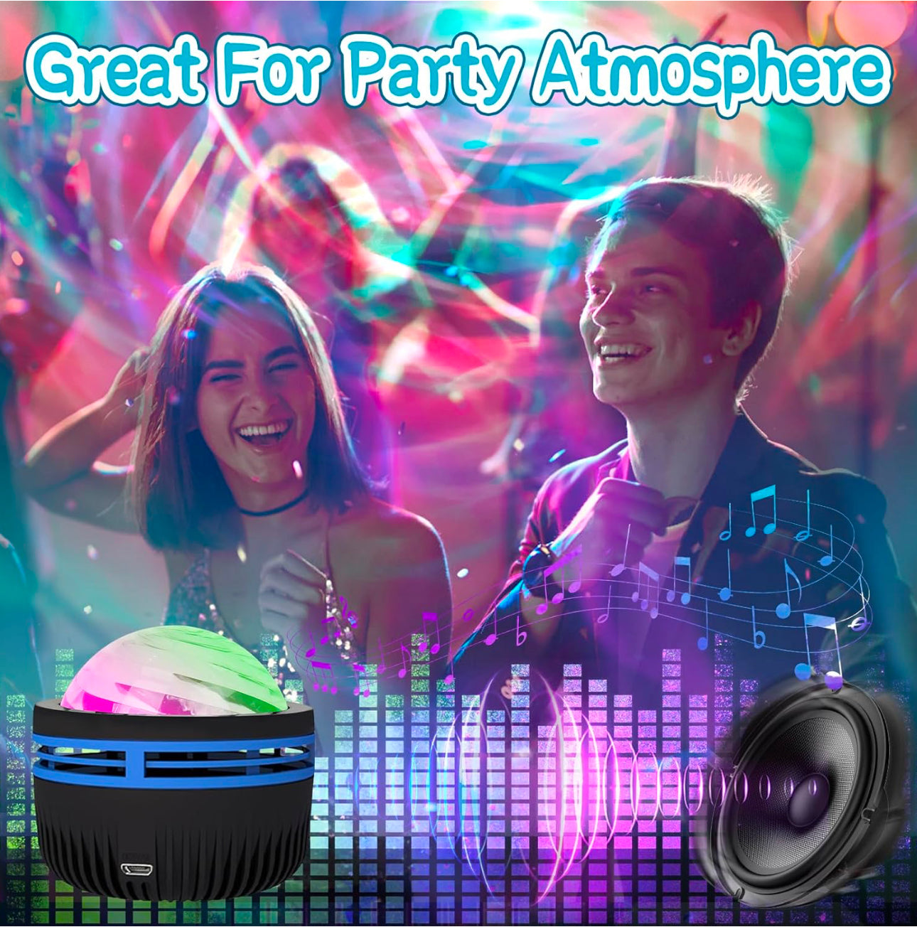 Northern Lights Projector Aurora Projector, Star Projector with Remote Control, RGB Colorful Night Light LED Projection Lamp with 7 Light Effects, Galaxy Projector Light for Bedroom Home Decorations