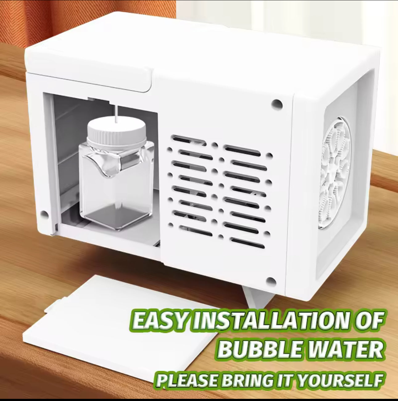 10 hole fully automatic bubble blowing handheld electric bubble machine toy outdoor birthday without battery and bubble water encalife