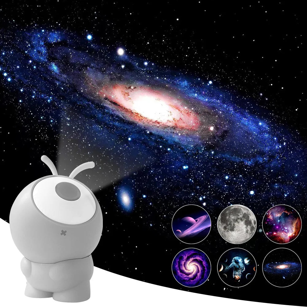 Astronaut-Inspired Galaxy Star Projector