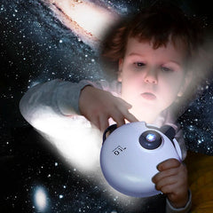 Starry Night: HD Focus Galaxy Projector with Built-in Bluetooth and white noise