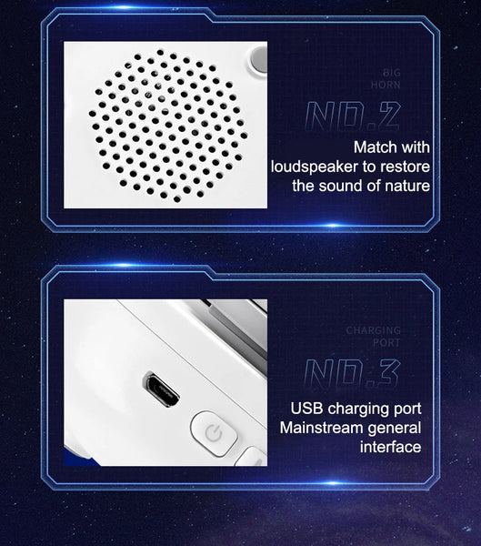 Starry Night: HD Focus Galaxy Projector with Built-in Bluetooth and white noise