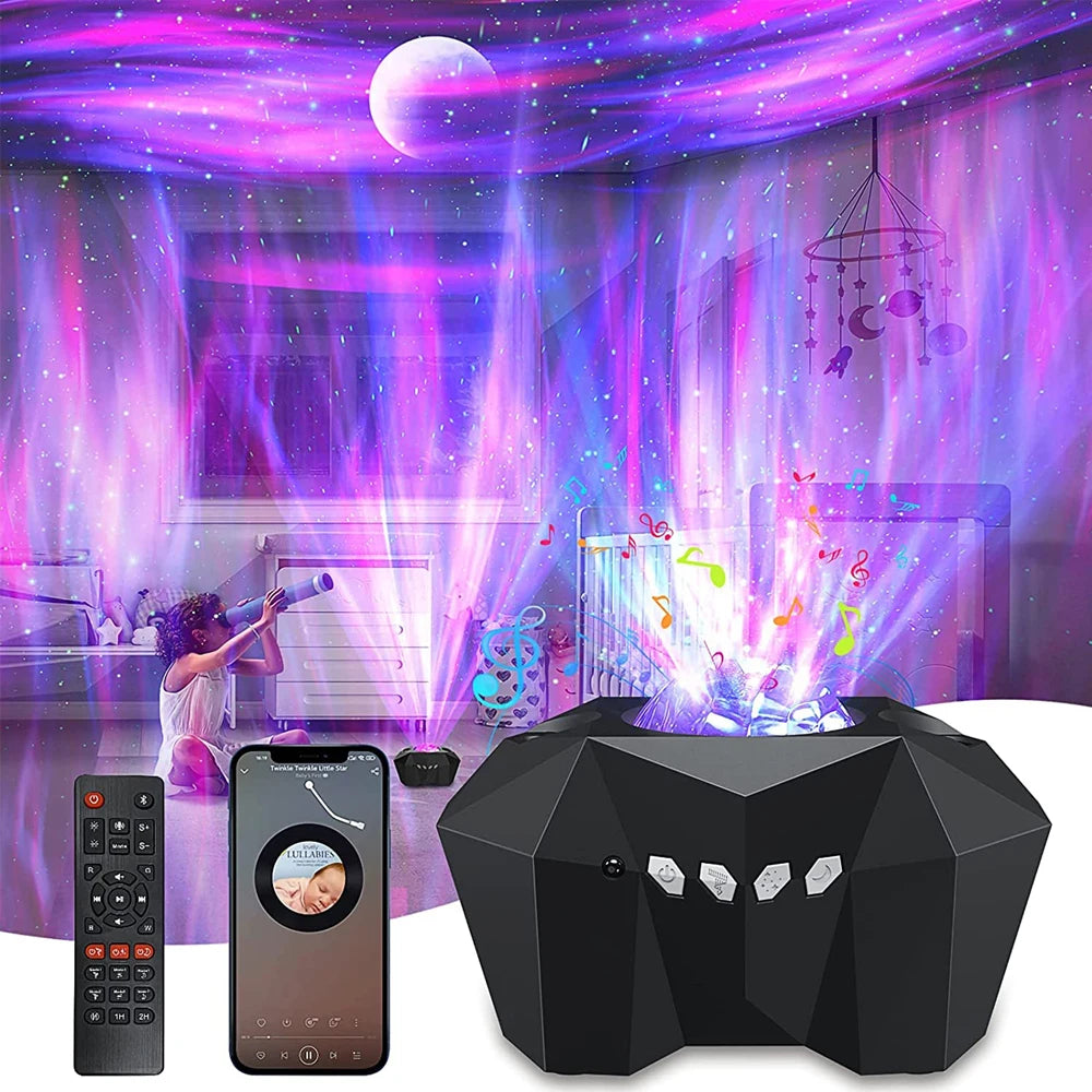 Aurora Borealis Northern Lights Galaxy Star Projector | Upgraded Version encalife