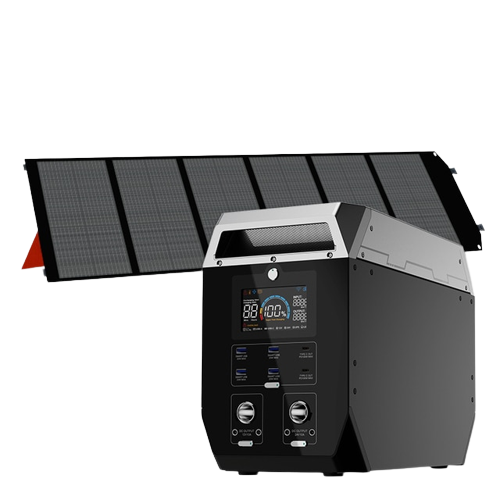 Portable Power Station 2000W and 200W Solar Panel Combo: Ultimate Off-Grid Power Solution encalife