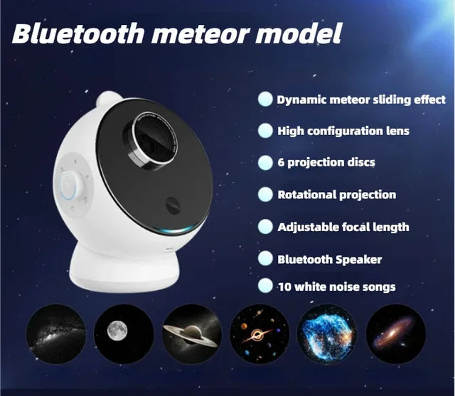 HD Galaxy Star Projector & White Noise Machine encalife