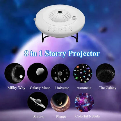 UFO Galaxy Star Projector Planetarium with 4K Ultra HD Clarity