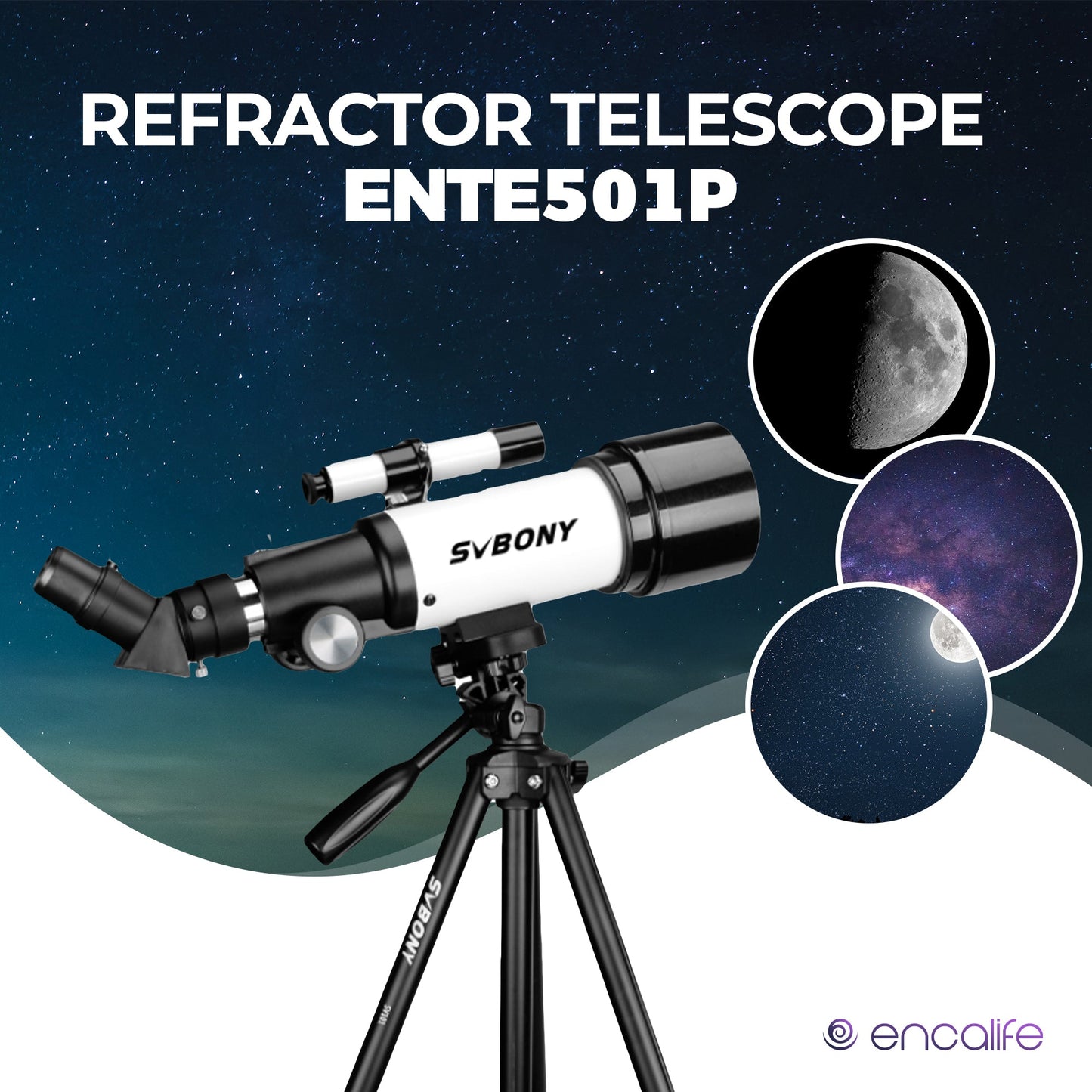 Refractor Telescope | ENTE501P encalife