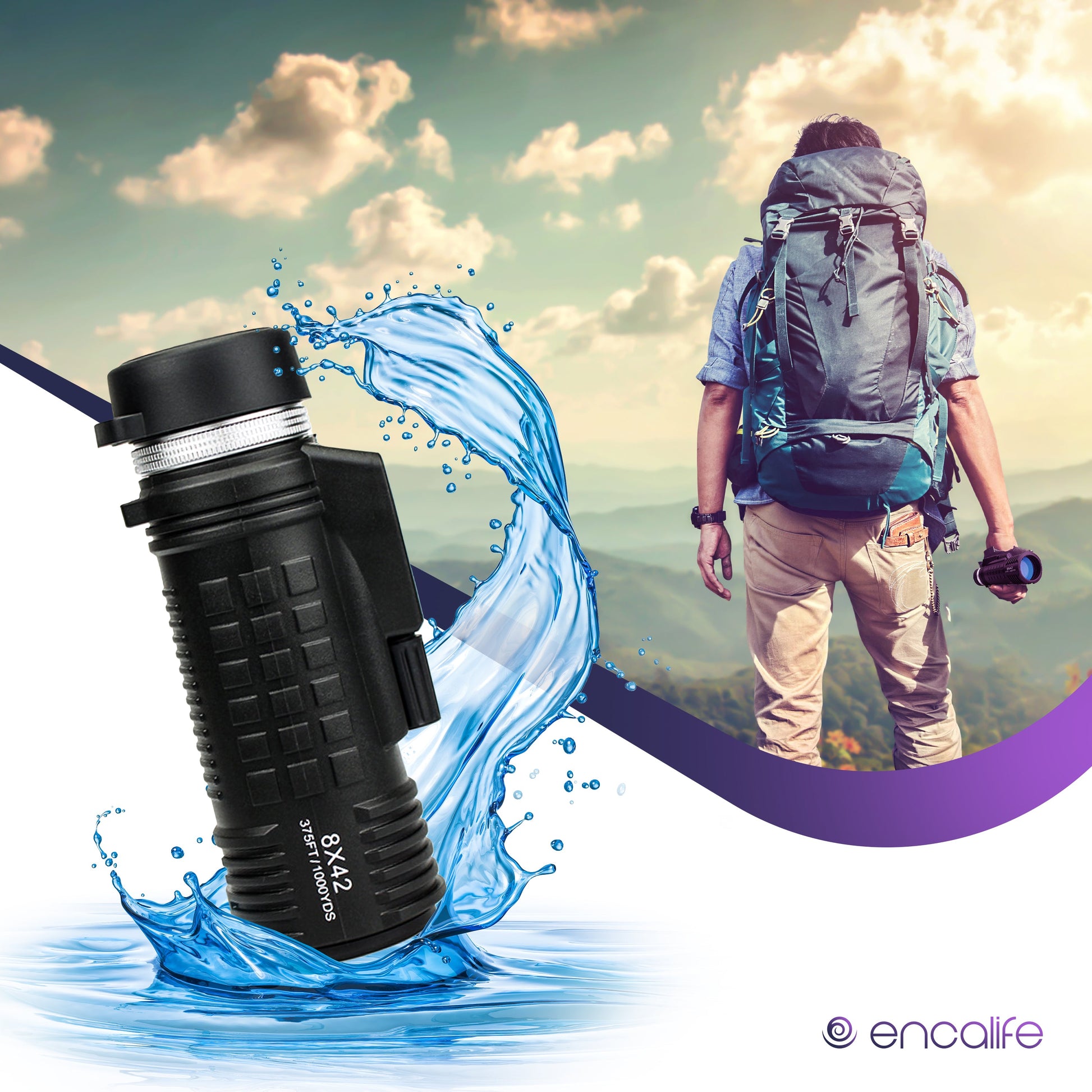 Waterproof Monocular | ENMO42 encalife