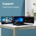 Triple Portable Laptop Monitor | Screen Extender | On-the-Go Ultra-Wide Display Solution