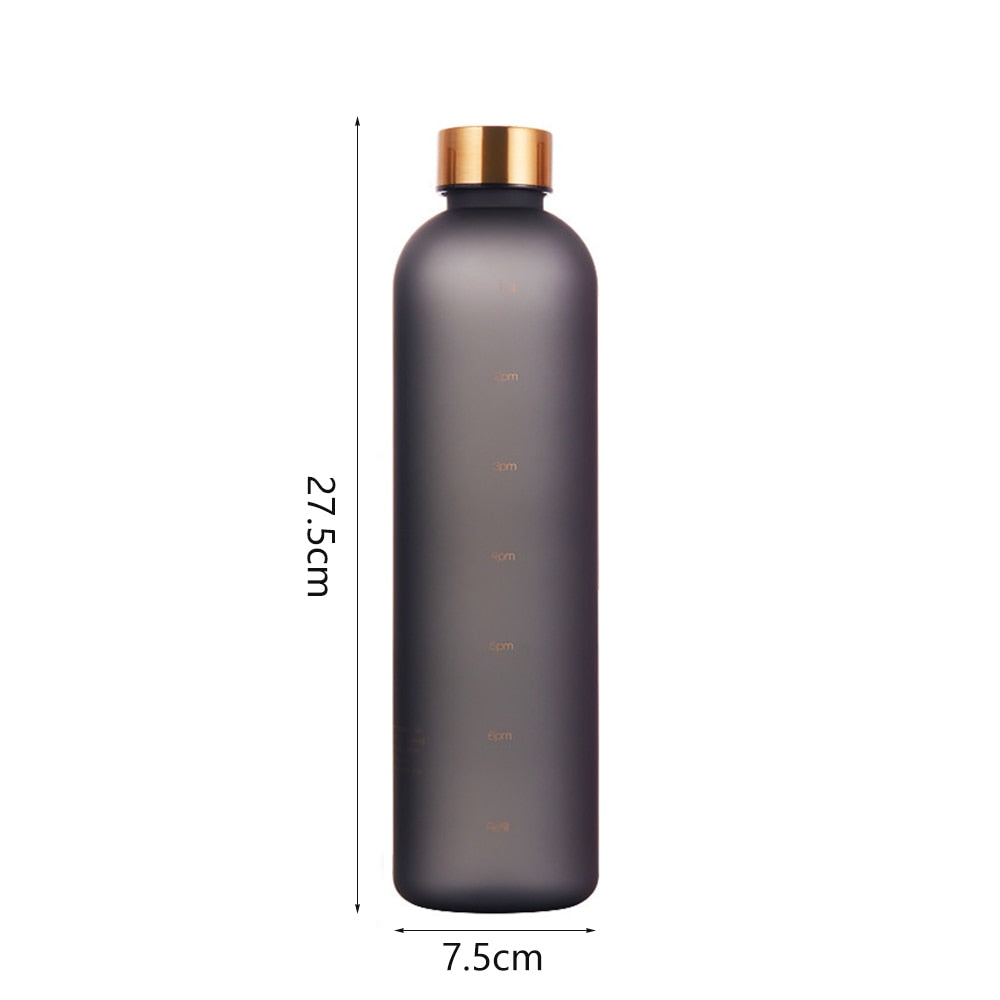 Water Bottle | 1L | Time Marker Feature