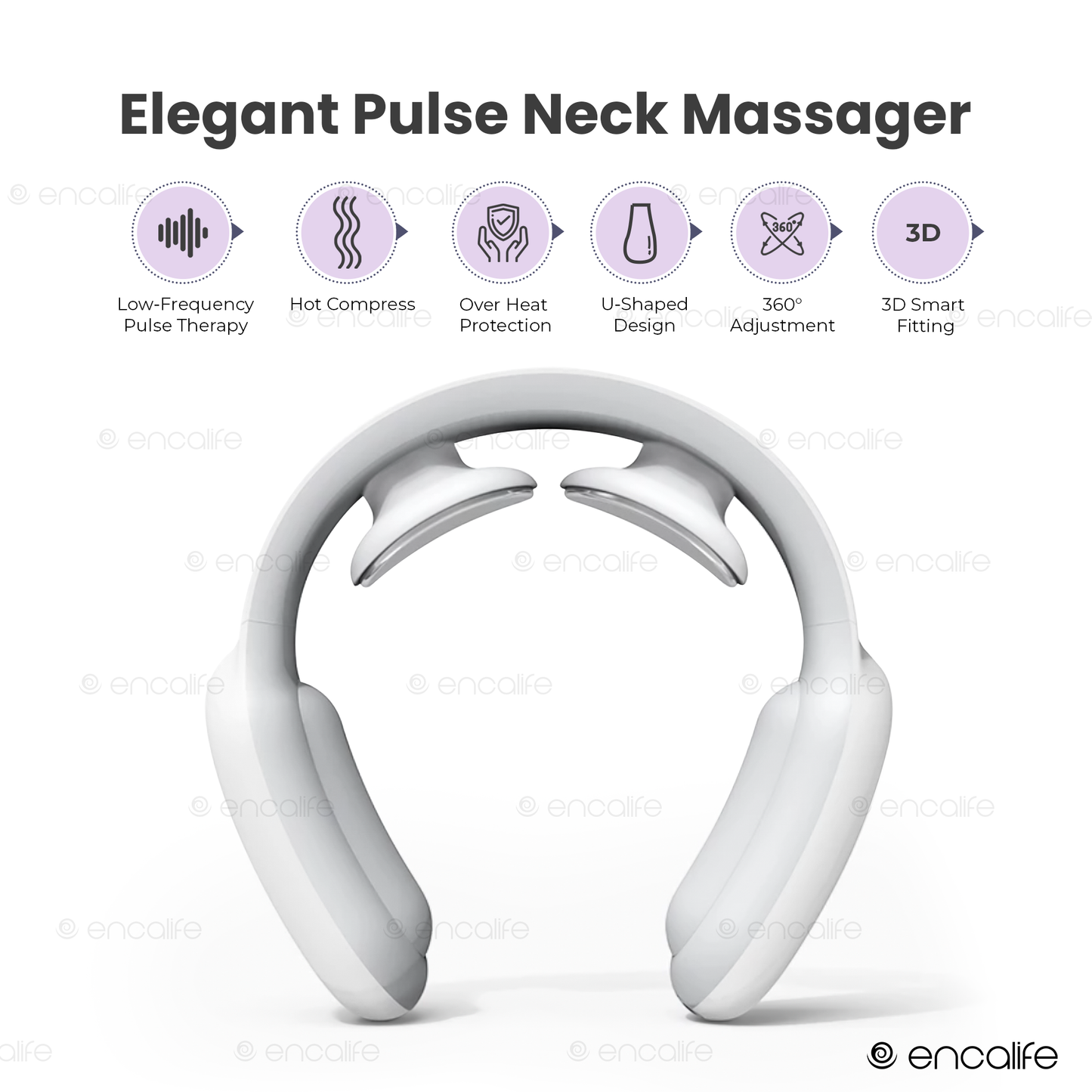 Intelligent Pulse Neck Massager (Heated) encalife