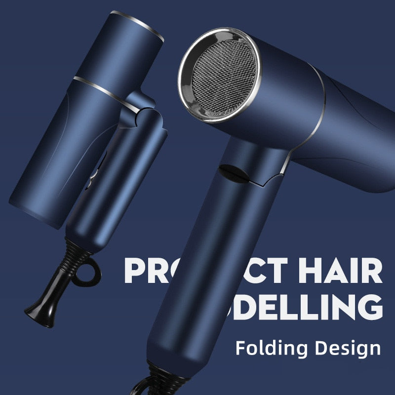 Professional Hair Dryer Foldable Light Electric Hair Dryer encalife