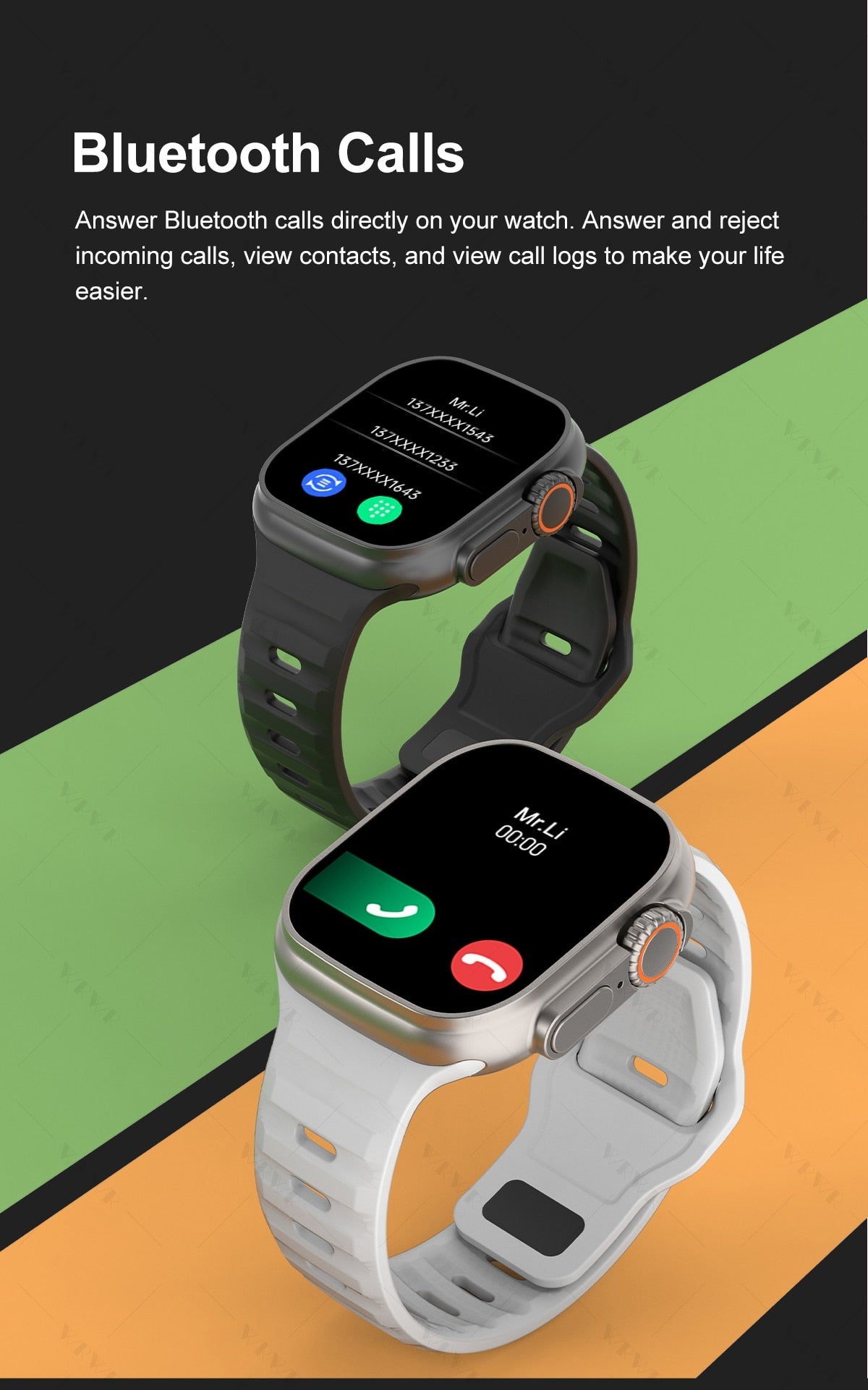 Ultra Smart Watch | Smart Phone Compatible Fitness Tracker encalife