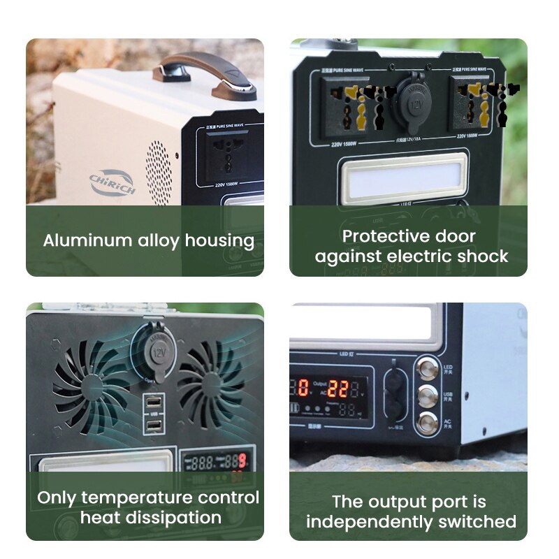 Portable Power Station | 2500W, 3100Wh: Empowering Your Adventures encalife