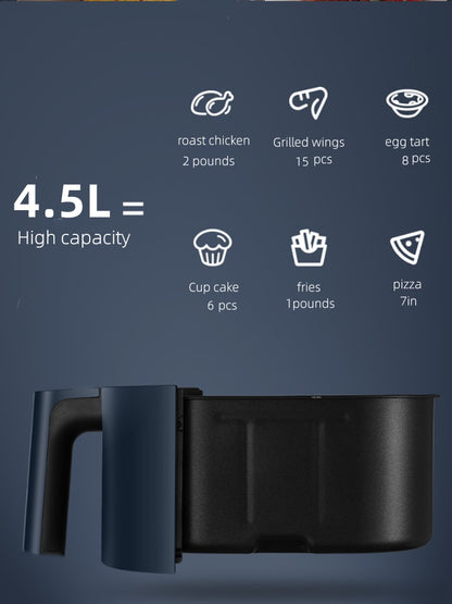 Air Fryer | Black | 4.5L / 1,400W All-In-One Machine