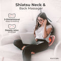 Shiatsu Neck & Back Massager (Heated Massage Pillow)