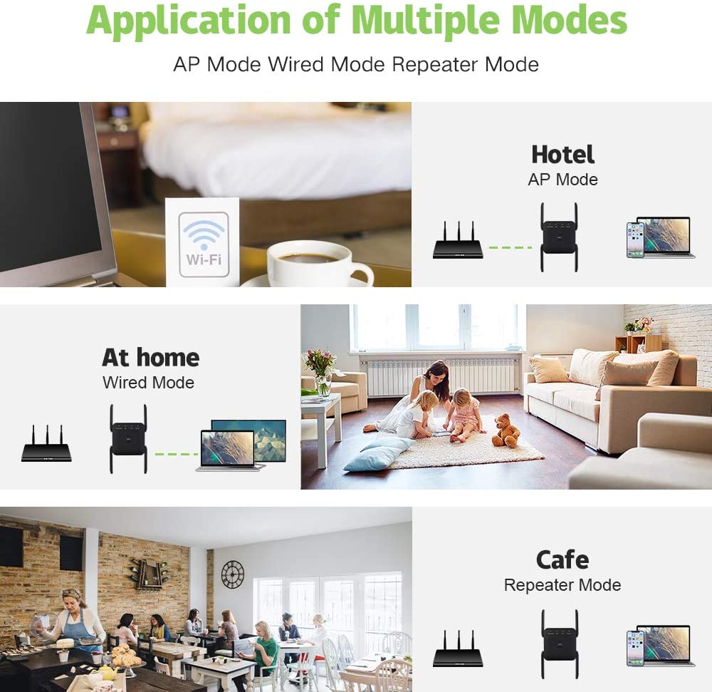 Portable Wifi Extender | 1,200Mbps 5G | High-Speed Connectivity encalife