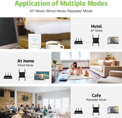Portable Wifi Extender | 1,200Mbps 5G | High-Speed Connectivity