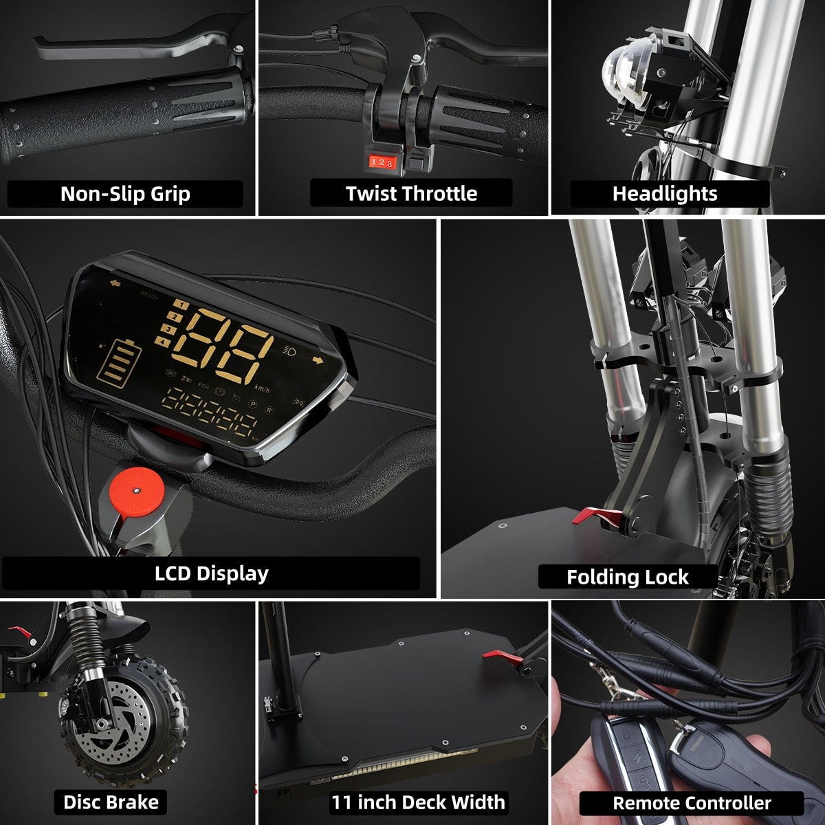 Unbeatable 5,600W Electric Scooter | Foldable Design With Comfortable Seat encalife