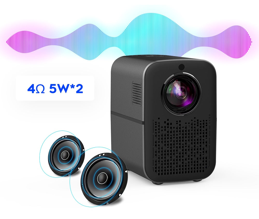 4K Home Projector: Cinema Quality in Your Space encalife