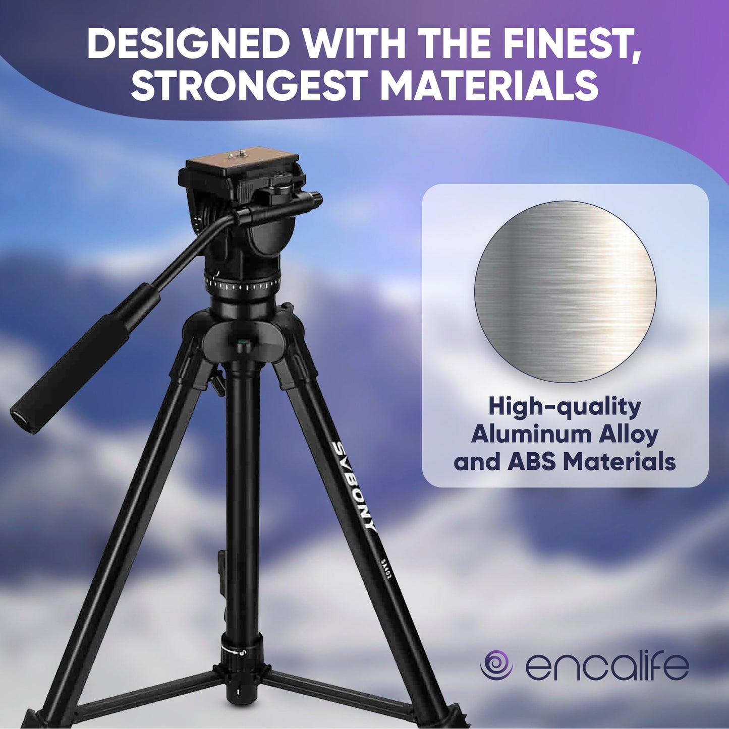 Aluminum Alloy Travel Tripod | ENTR402 encalife