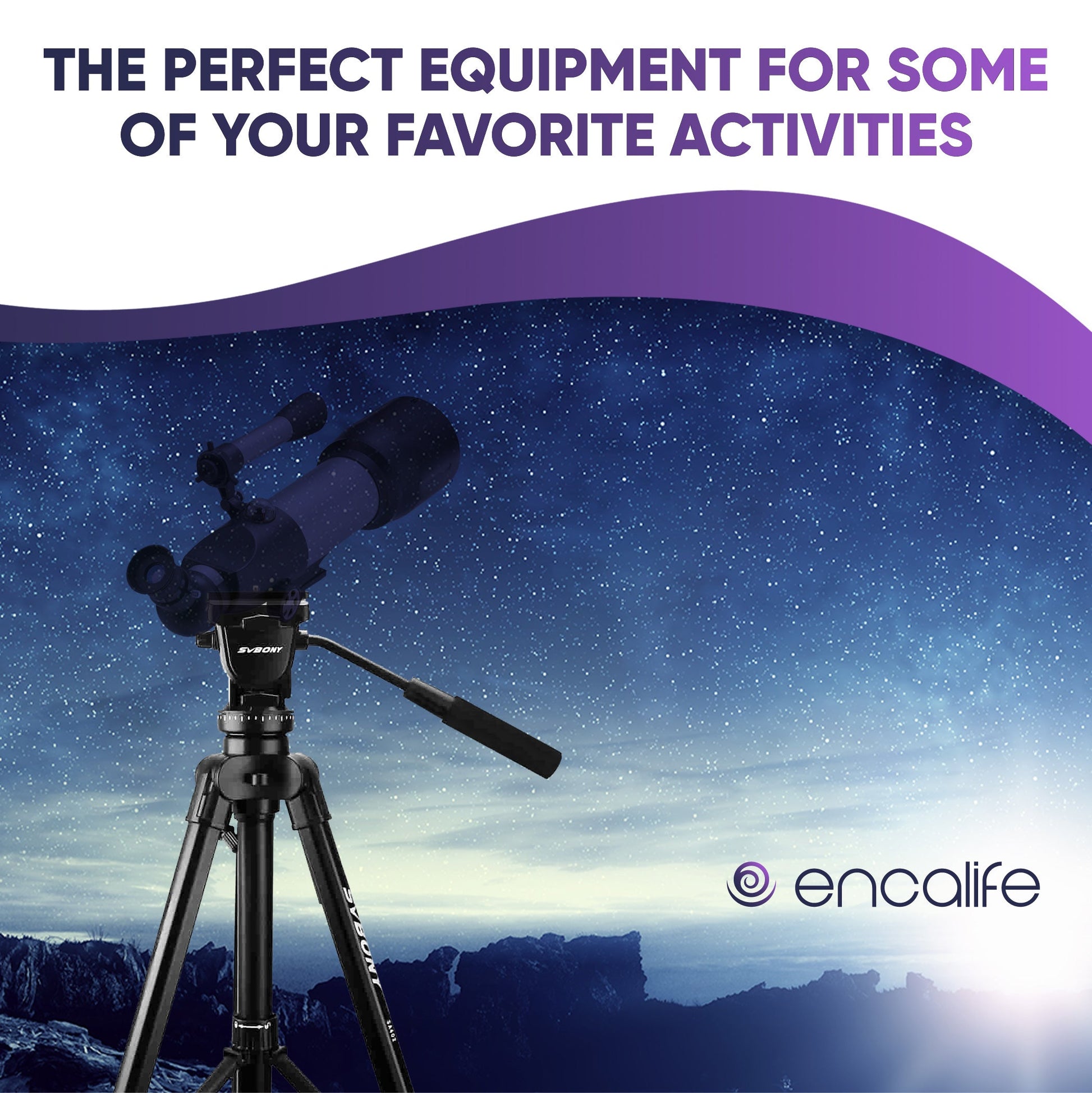 Aluminum Alloy Travel Tripod | ENTR402 encalife