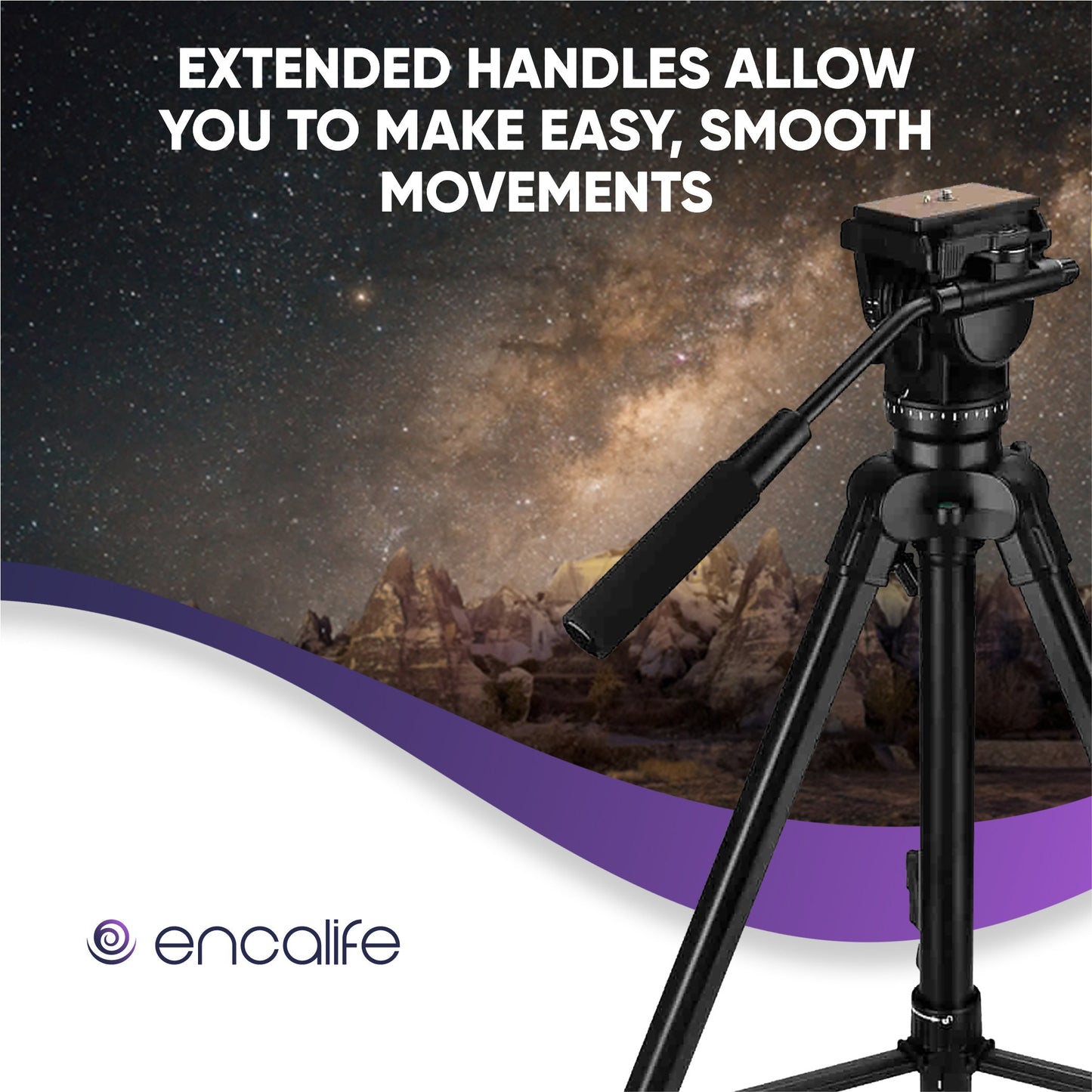 Aluminum Alloy Travel Tripod | ENTR402 encalife