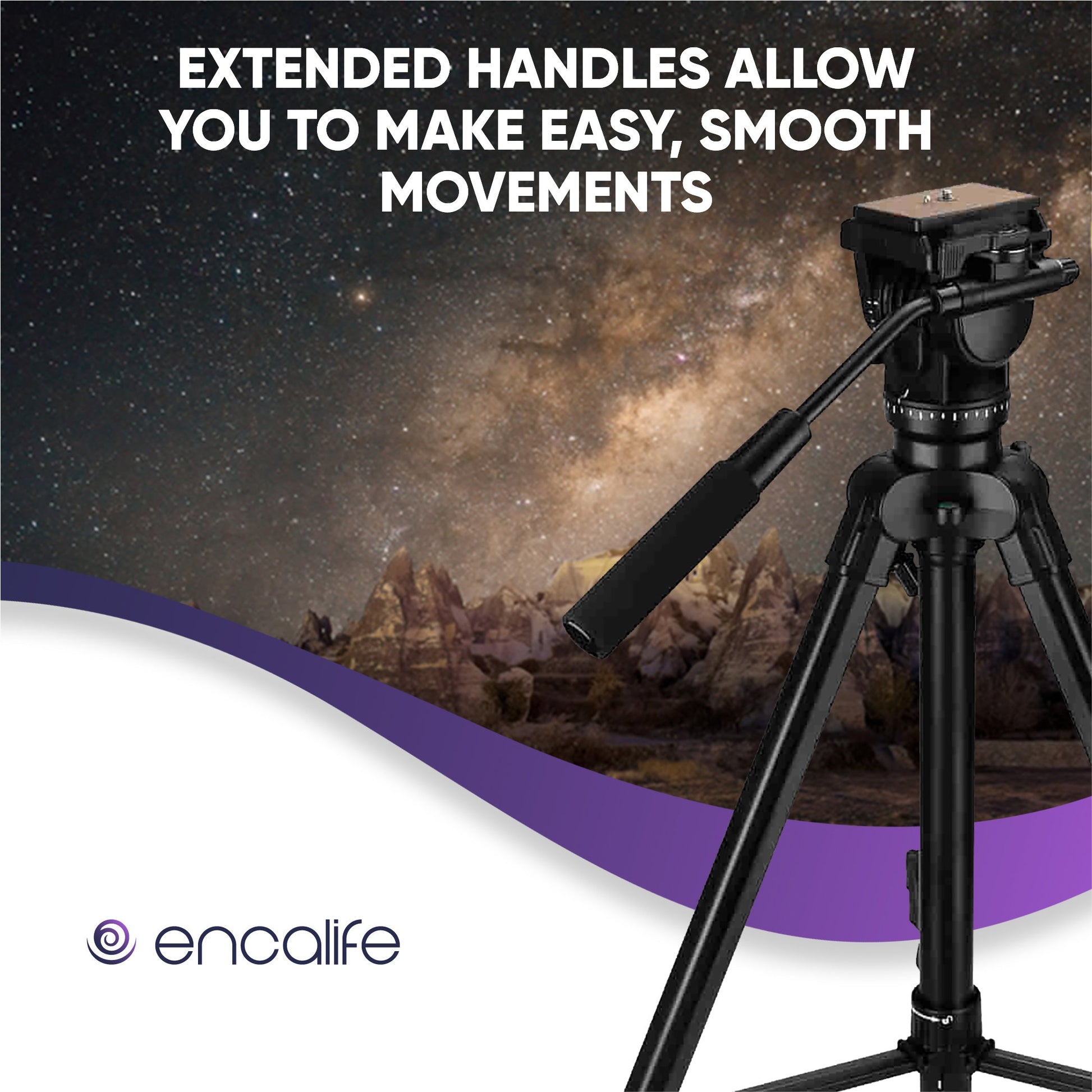 Aluminum Alloy Travel Tripod | ENTR402 encalife