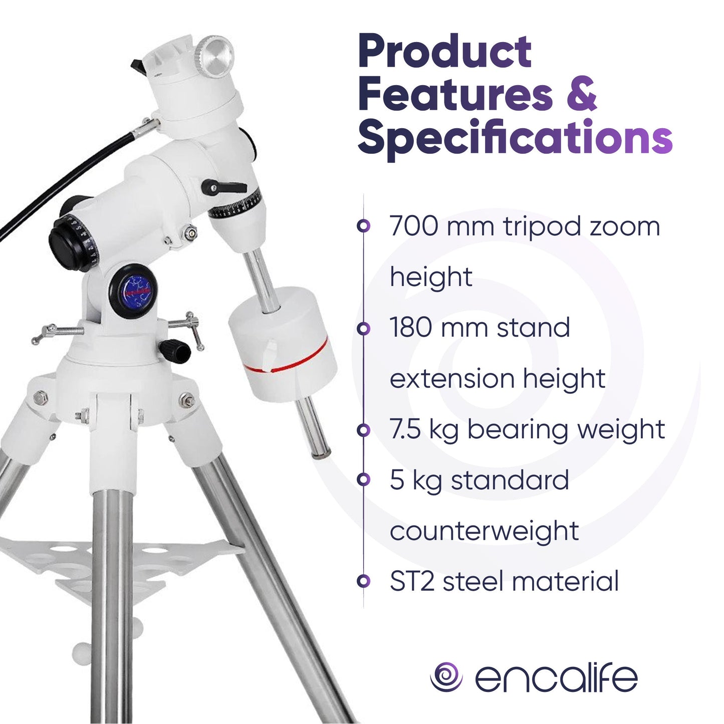Equatorial Tripod & Mount | EN-EX1 encalife