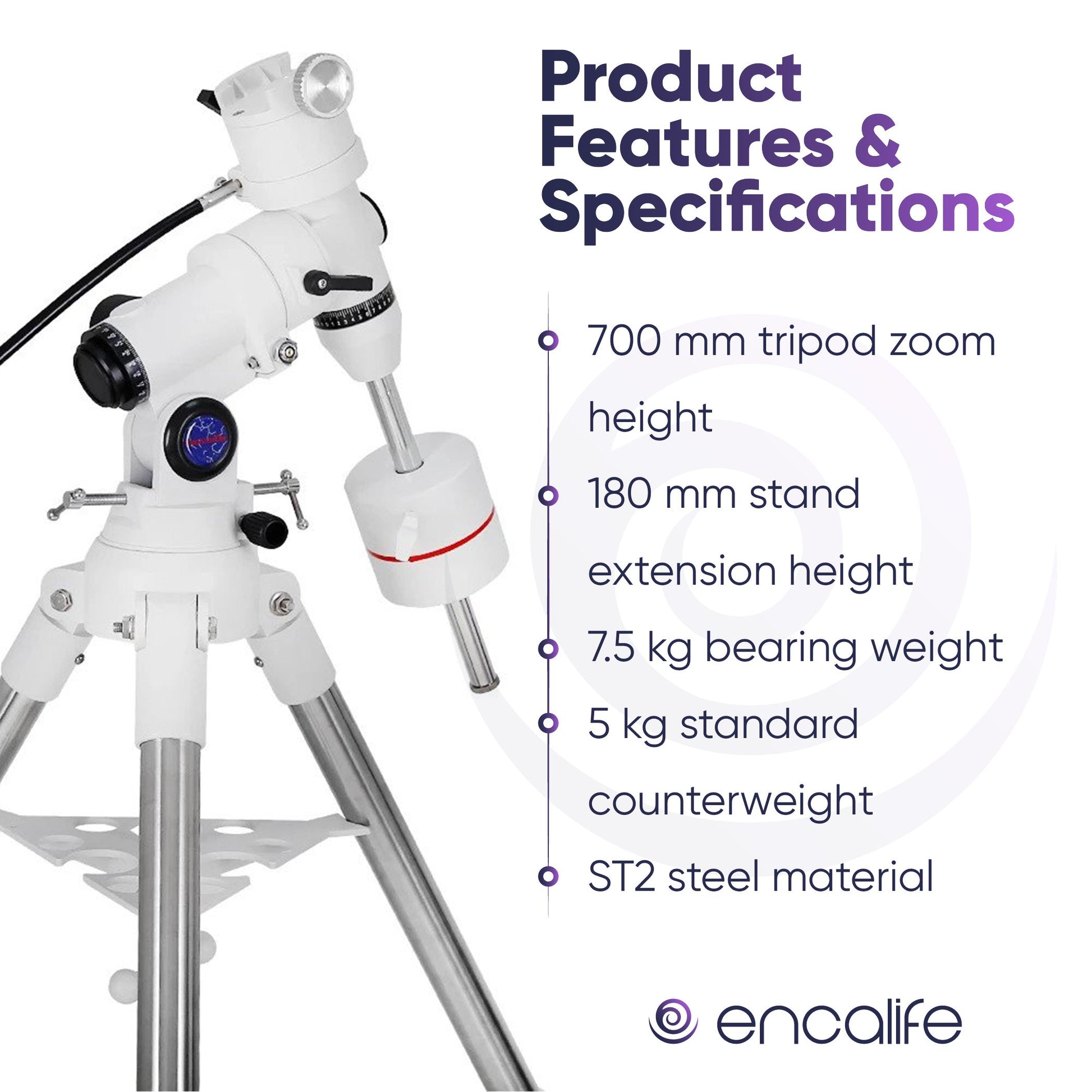 Equatorial Tripod & Mount | EN-EX1 encalife
