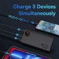 Portable Charger | Black | 22.5W / 10,000mAh Power Bank