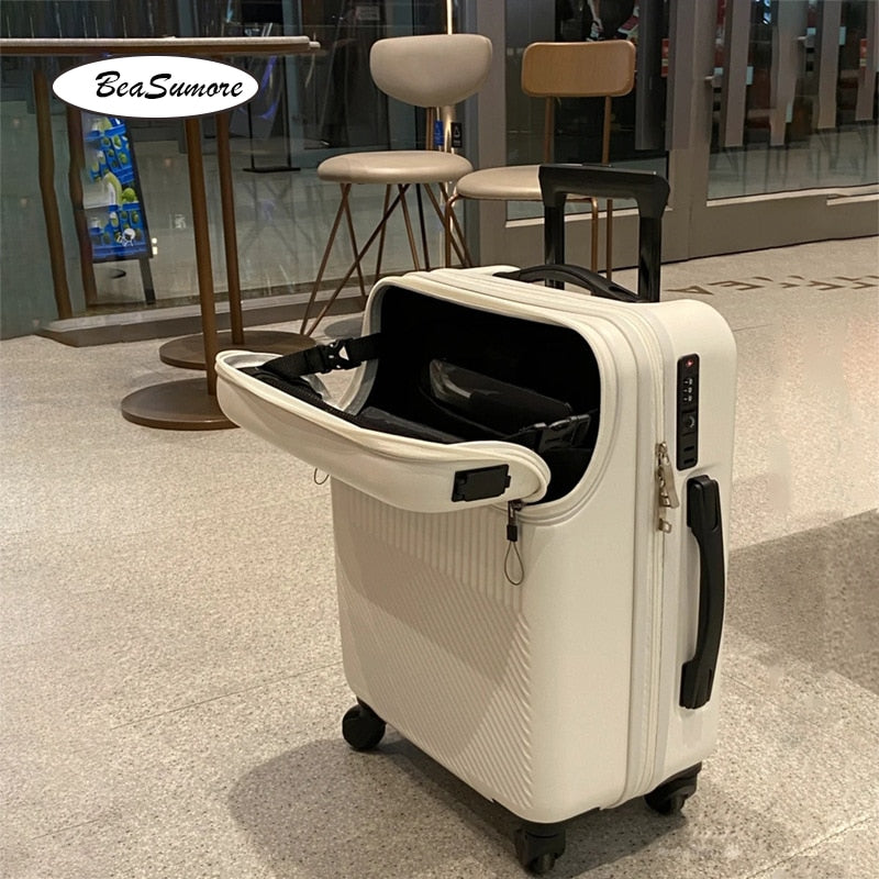 Futuristic Luggage | USB Compatible Suitcase encalife