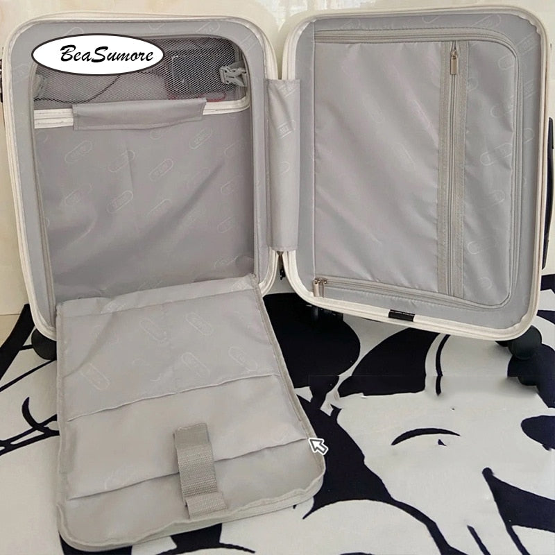 Futuristic Luggage | USB Compatible Suitcase encalife