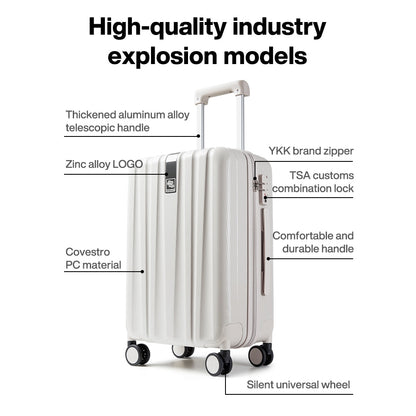 Carry-On Luggage | 360-Degree Spinner Wheels Suitcase