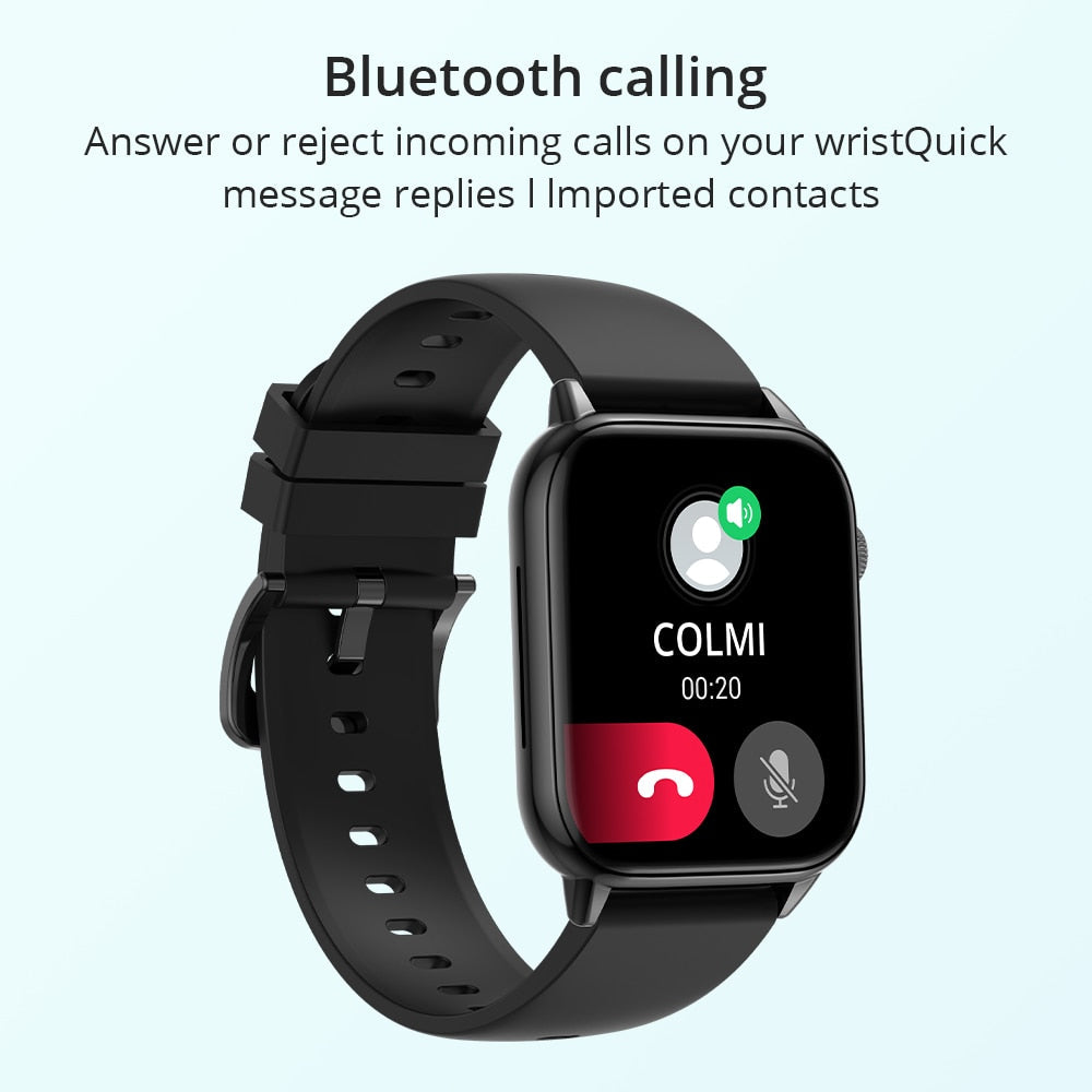 Fitness Tracking Smart Watch | Heart Rate And Sleep Monitor With 5 Straps encalife