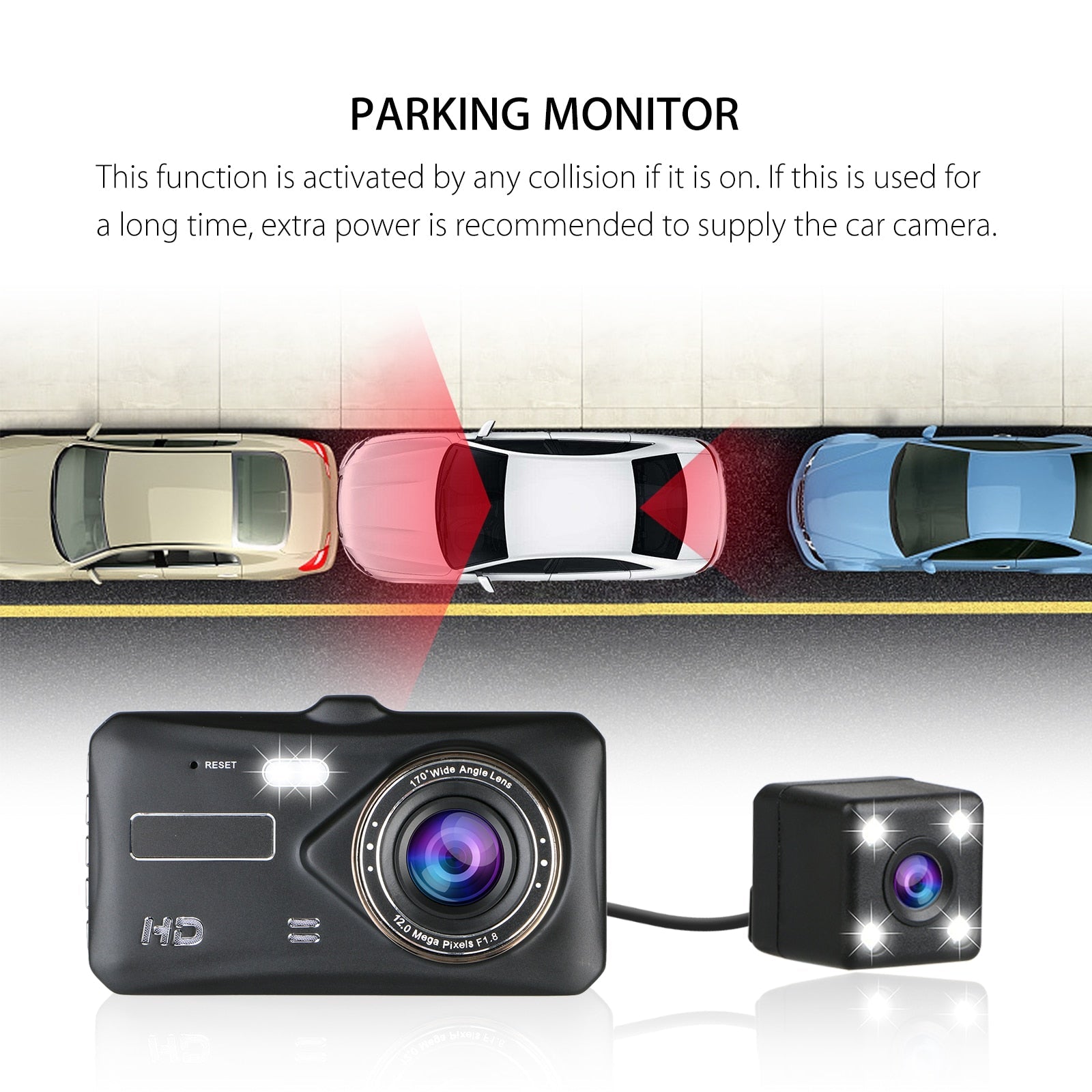 High-Quality Dash Cam | Dual Camera System encalife